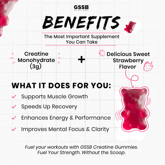 GSSB CREATINE MONOHYDRATE GUMMIES