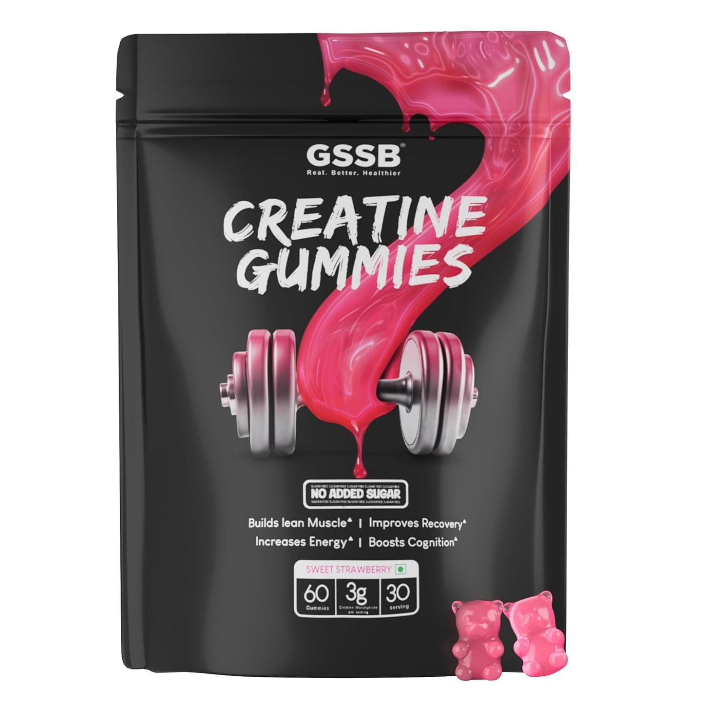 GSSB CREATINE MONOHYDRATE GUMMIES