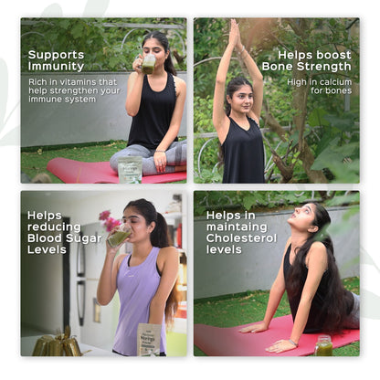 GSSB Tasty Flavoured Moringa Powder | 100% Natural Sugar-Free & Healthy Superfood | Energy & Wellness | 100g Pack