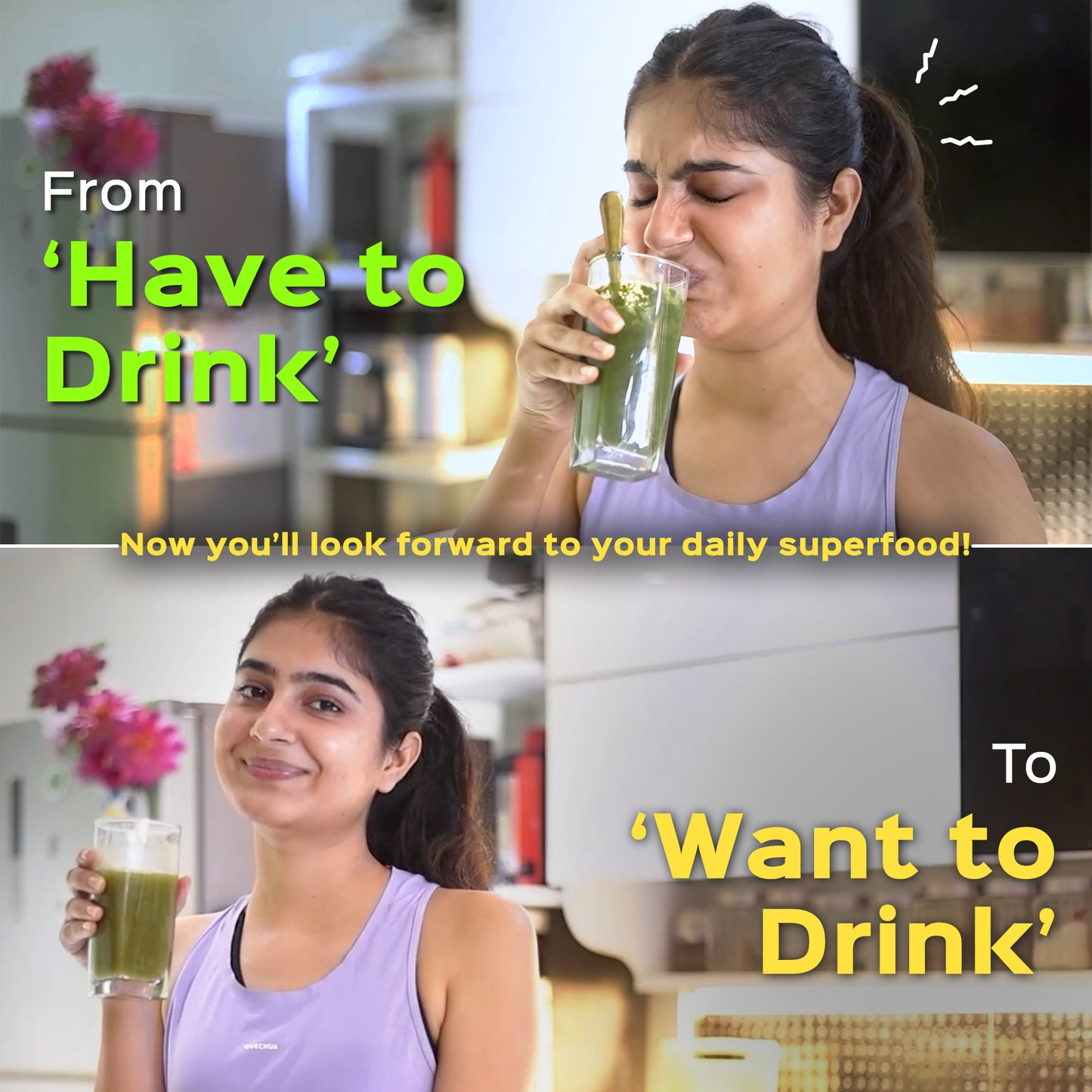 GSSB Tasty Flavoured Moringa Powder | 100% Natural Sugar-Free & Healthy Superfood | Energy & Wellness | 100g Pack